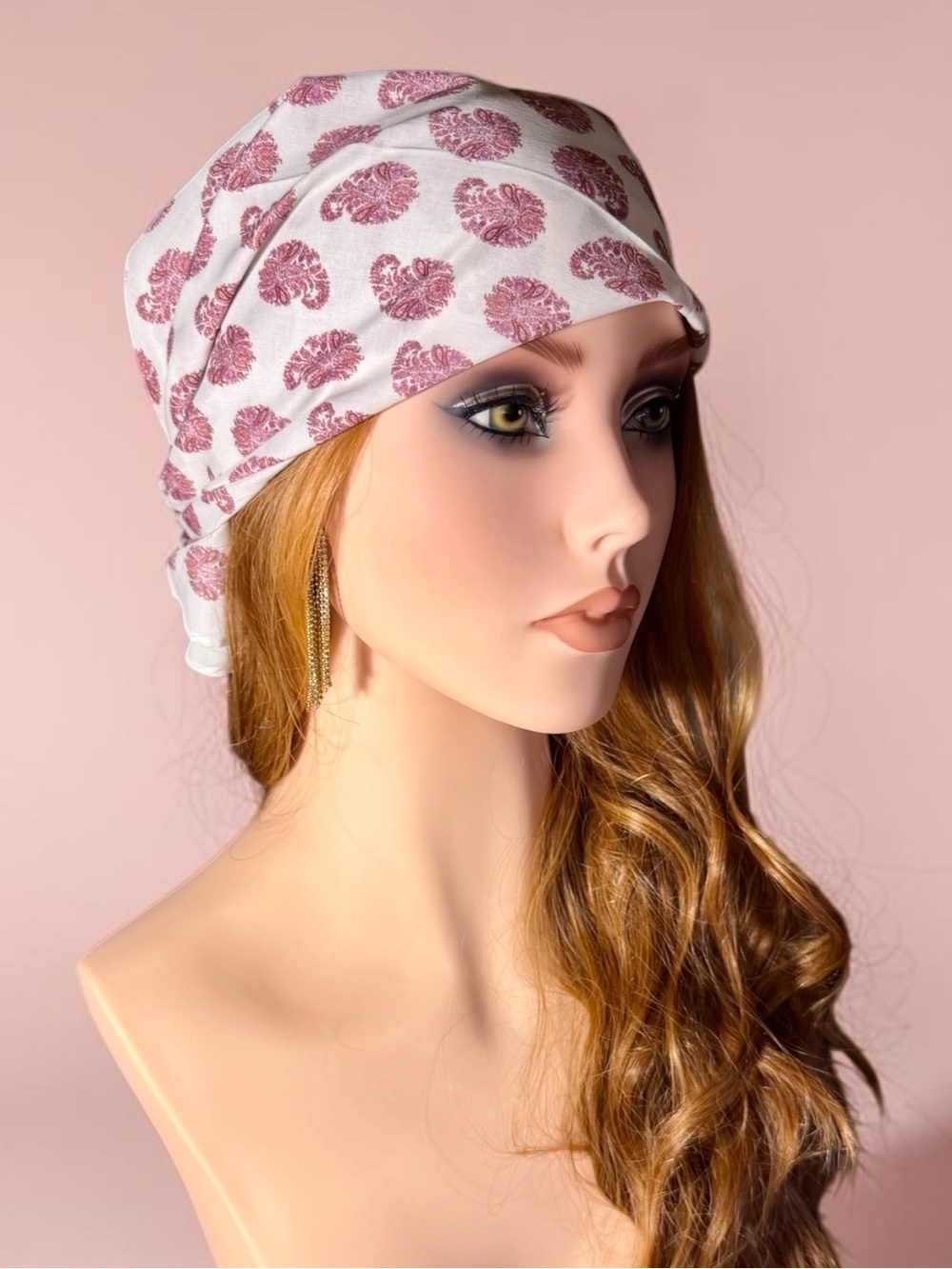 Lucky Brand Oversized Patterned Headscarf